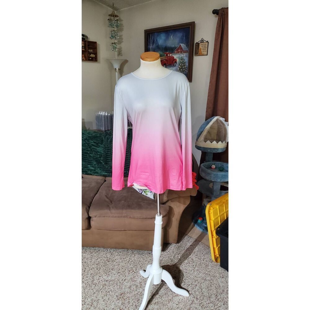 NWOT CHIC ME LS WOMENS TOP